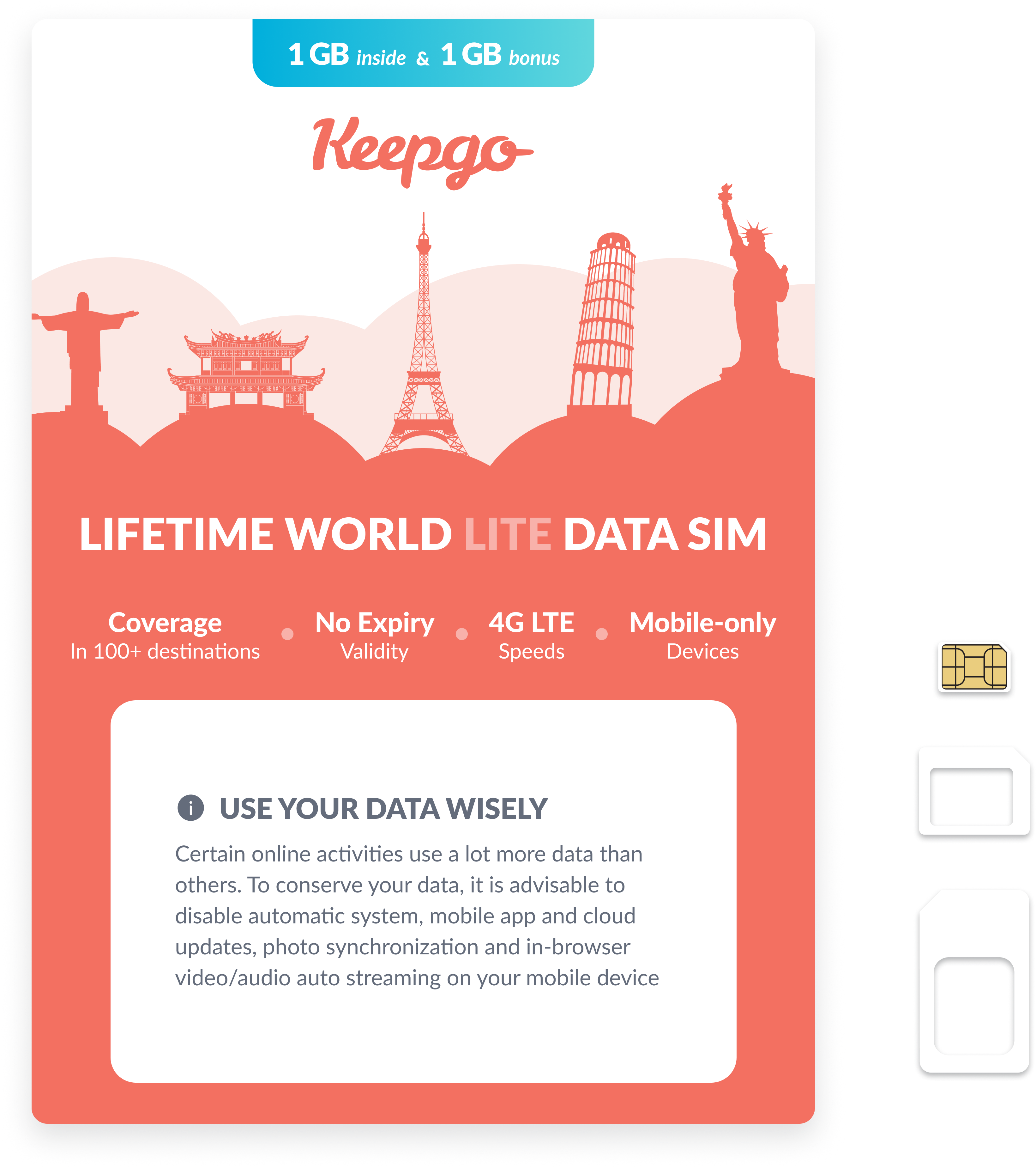 Lifetime World Lite SIM Card